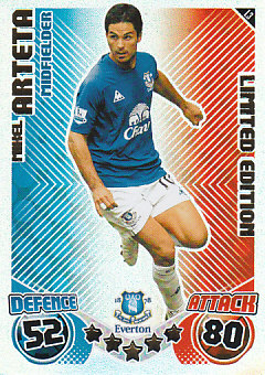 Mikel Arteta Everton 2010/11 Topps Match Attax #L3